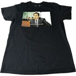 The Office "That's What She Said" Shirt Men's M Black T-Shirt Michael Scott Tee